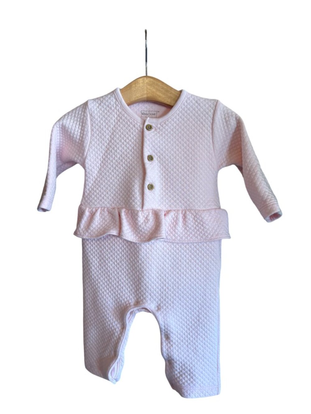 Kissy Kissy Long Sleeve Ruffle Jumpsuit Size 6-9M